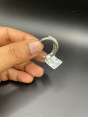 925 silver diamond ring