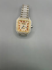 Moissanite lab grown diamonds watch Cartier