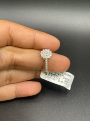 18KT gold ring with diamonds