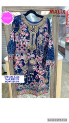 Deep Blue Elegance: Enchanting Salwar Kameez