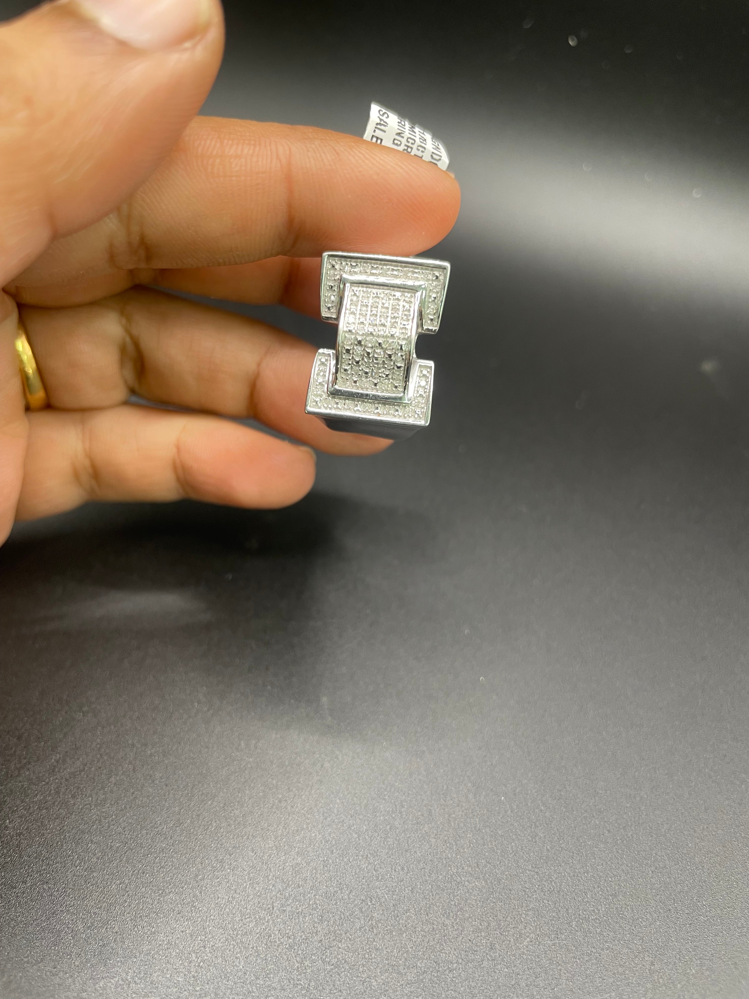 925 silver diamond ring