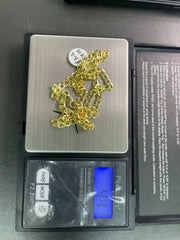 10KT gold link chain 20inch