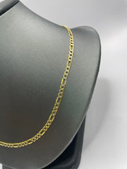 10Kt gold figero chain 16inch 3.5mm