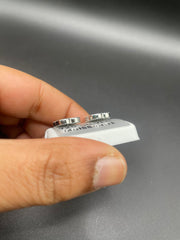 925 silver Moissanite studs black