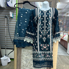 Dark Blue Colored Cotton Dress
