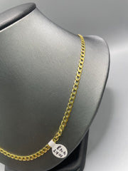 10KT gold link chain 20inch