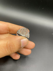 925 silver and diamond ring