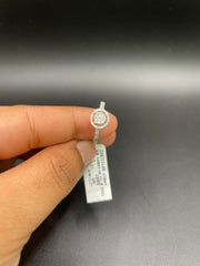 18Kt gold ring with diamonds