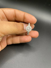 925 silver diamond statement ring