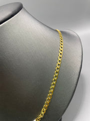 10KT gold link chain 20inch