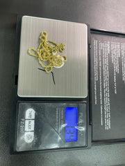 10KT gold chain 1.5mm 20inch