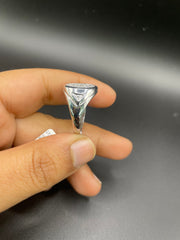 925 silver and diamond ring