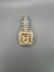 Moissanite lab grown diamonds watch Cartier