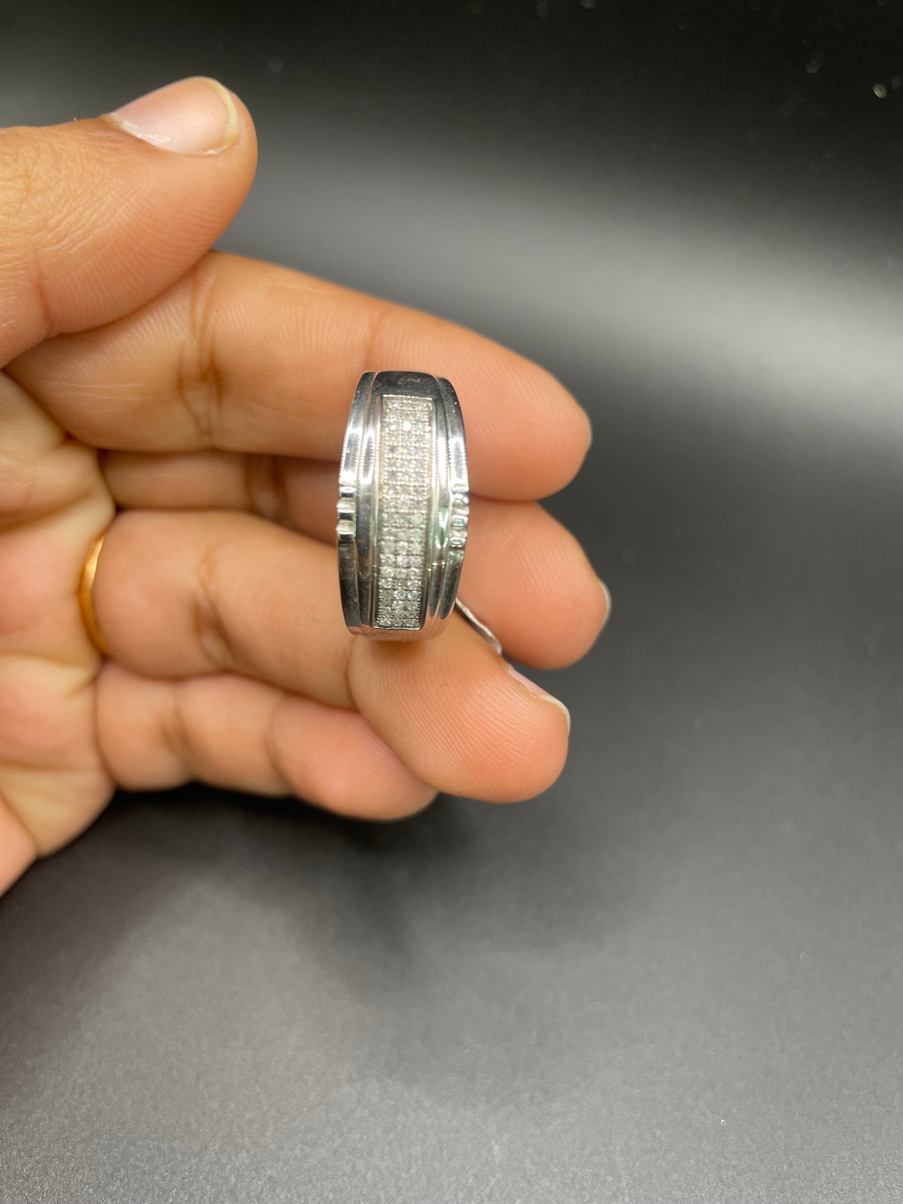 925 silver diamond ring
