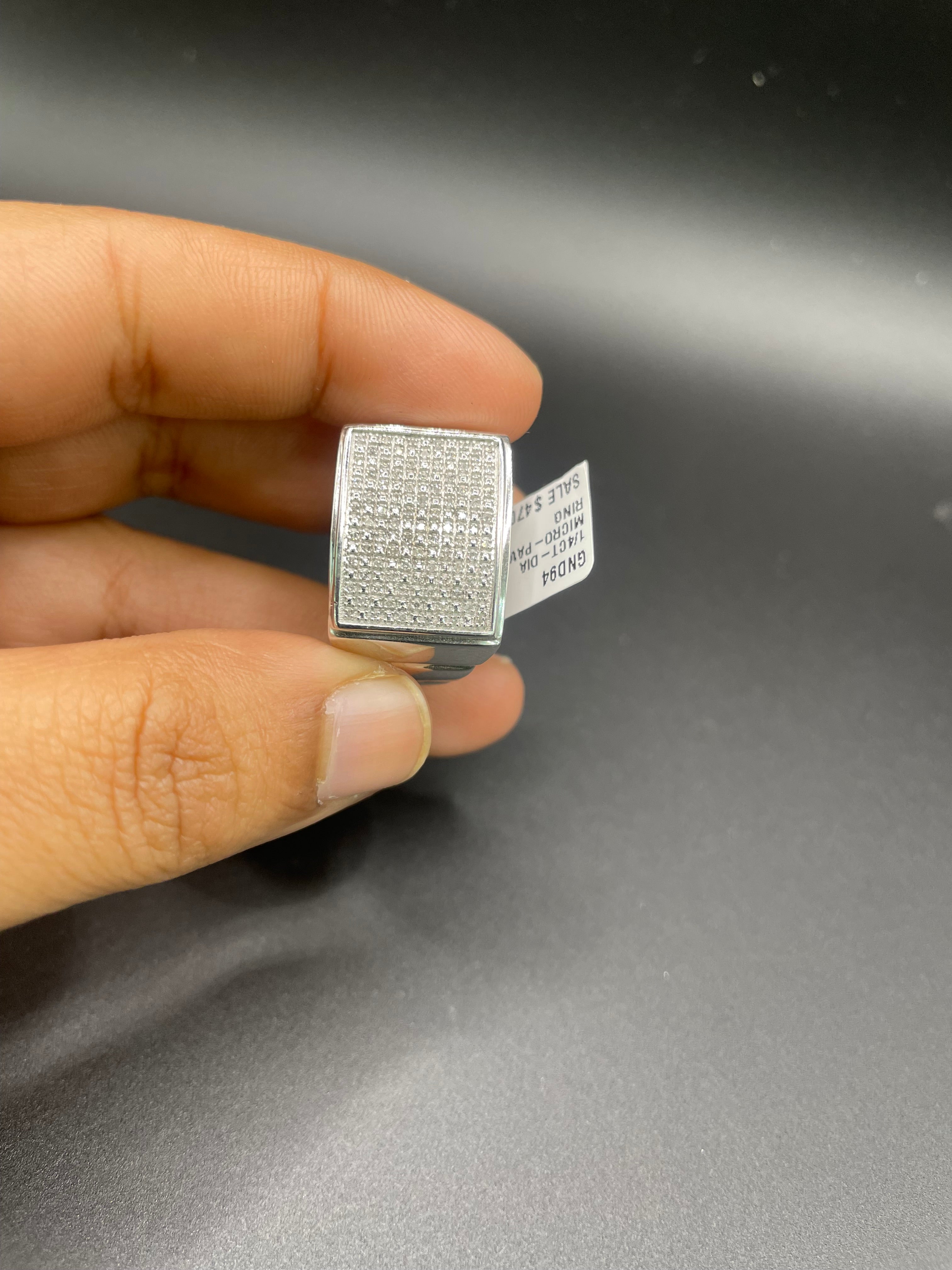 925 silver diamond ring