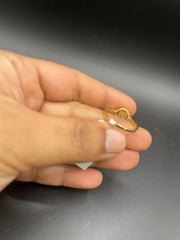 18Kt gold ring with diamonds