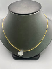10KT gold chain 1.5mm 20inch