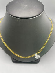 10KT gold link chain 20inch