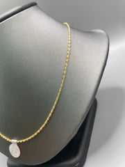10KT gold chain 1.5mm 20inch