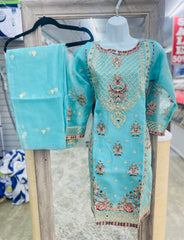 Elegance in Bloom: Black Floral Embroidered Salwar Kameez