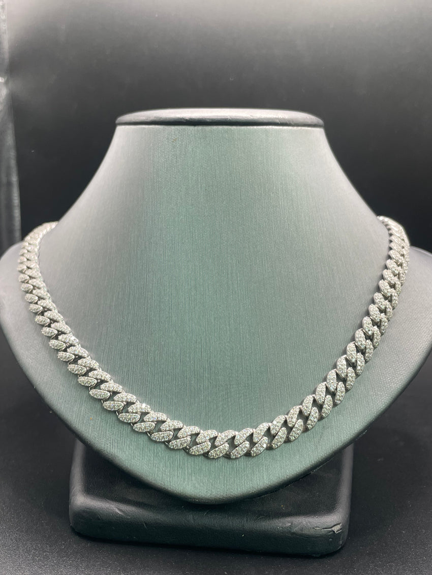 925 Silver Moissanite Chain 22inch