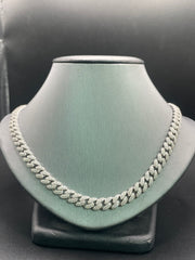 925 Silver Moissanite Chain 22inch