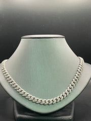 925 Silver Moissanite Chain 22inch
