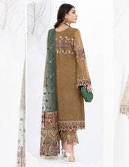 Green Chiffon With Sequence Salwaar Kameez