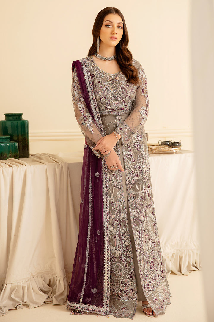 Glorious Grey Color Designer Salwaar Kameez Suit Set